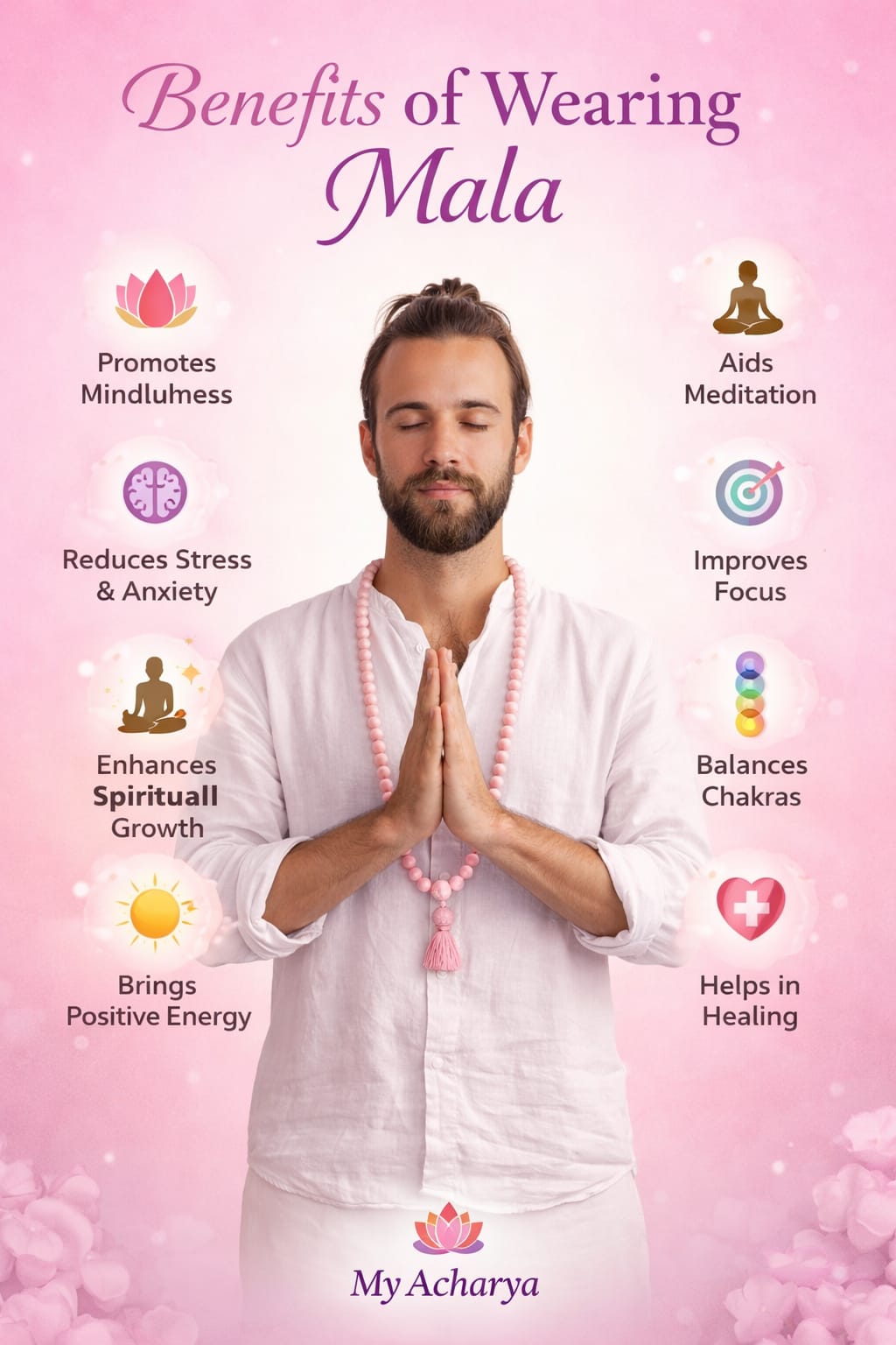 Rose Quartz Mala