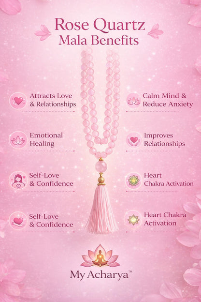 Rose Quartz Mala