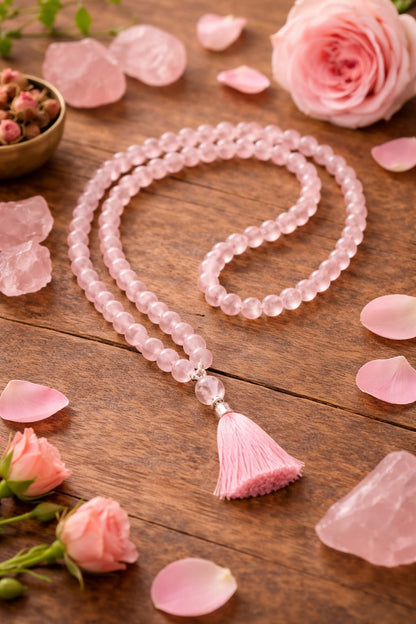 Rose Quartz Mala