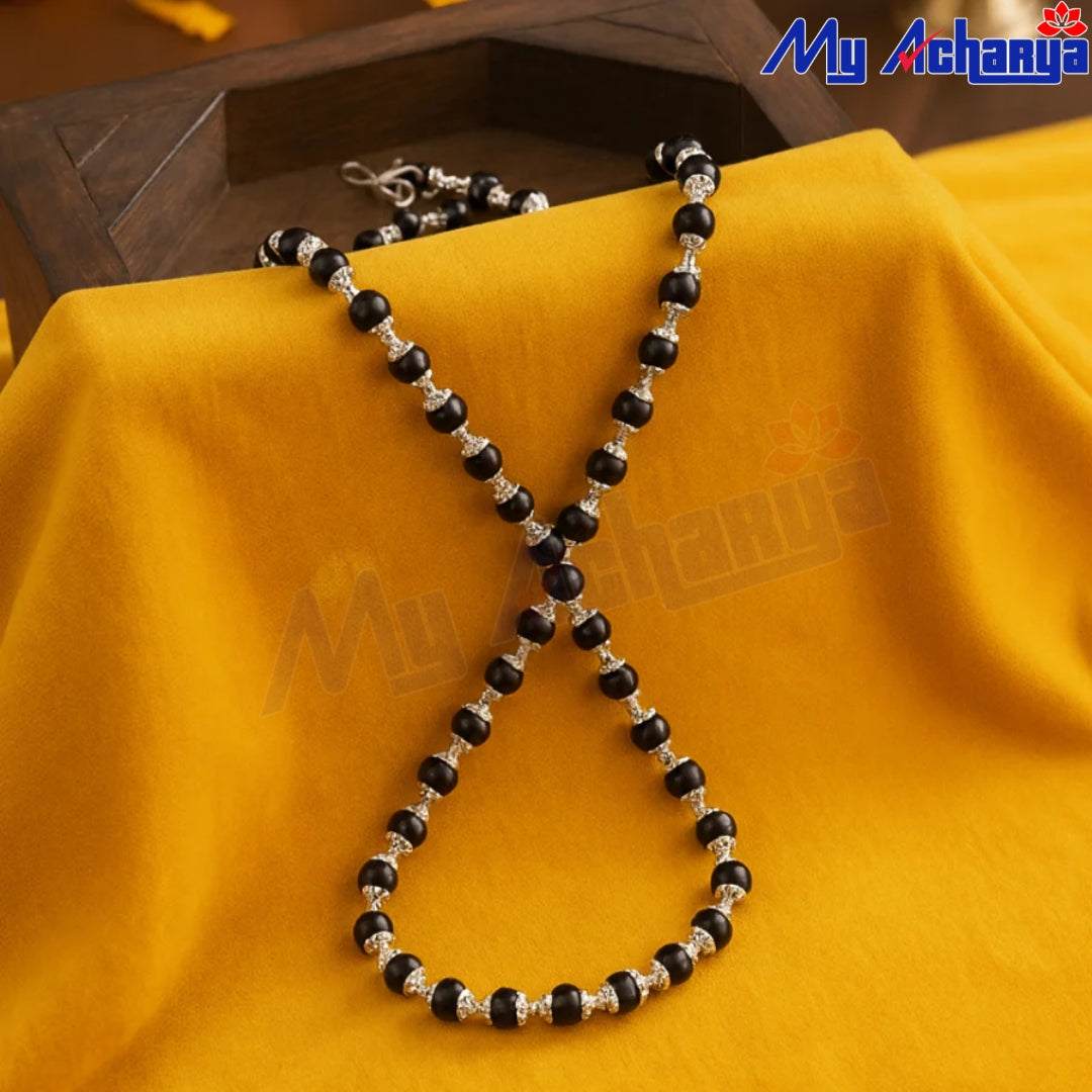 German Silver Karungali Mala