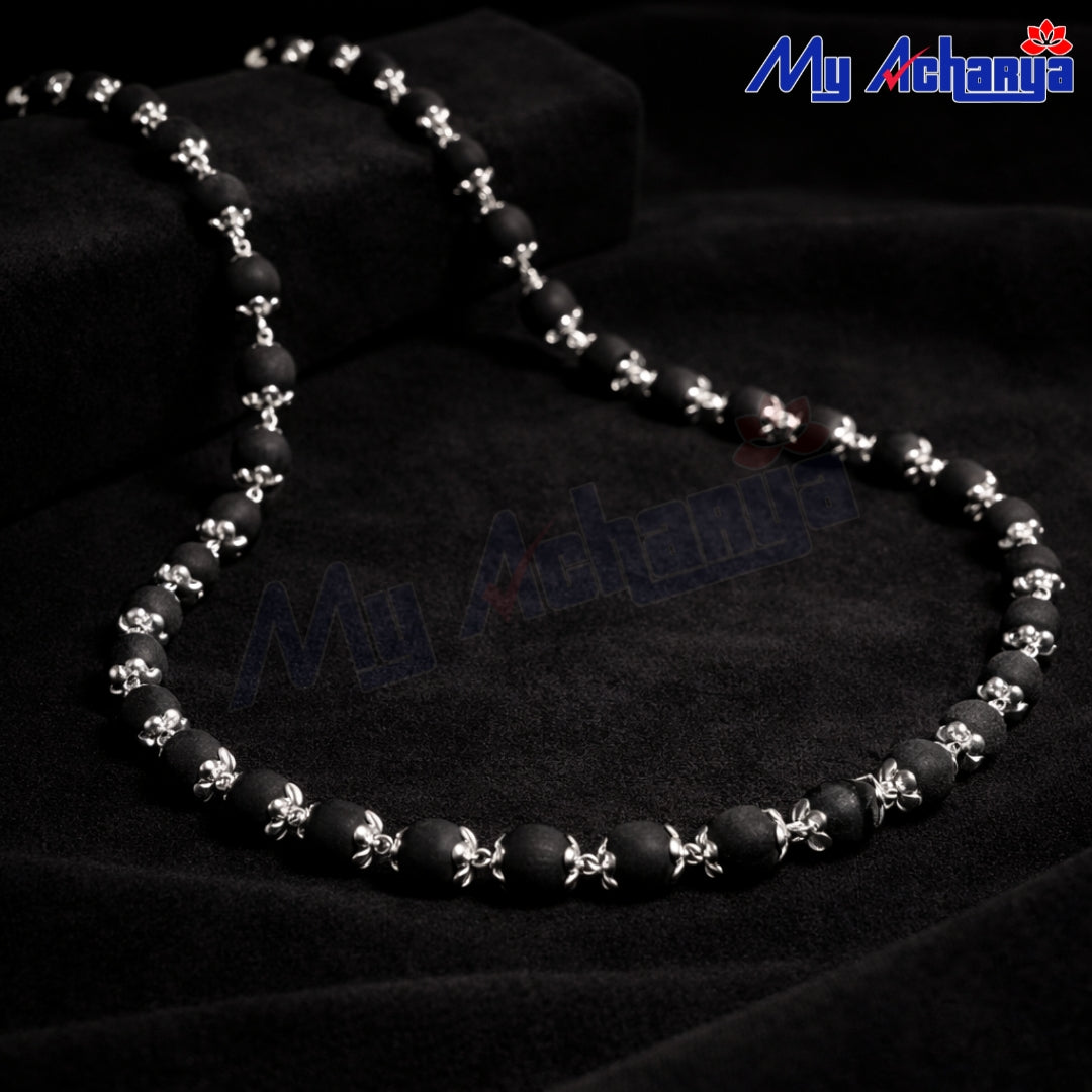 German Silver Karungali Mala