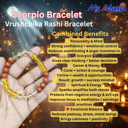 Vrischika Rashi Bracelet