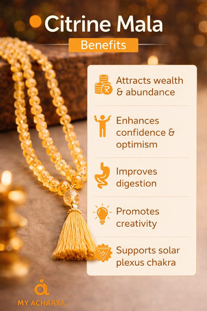 Citrine Mala