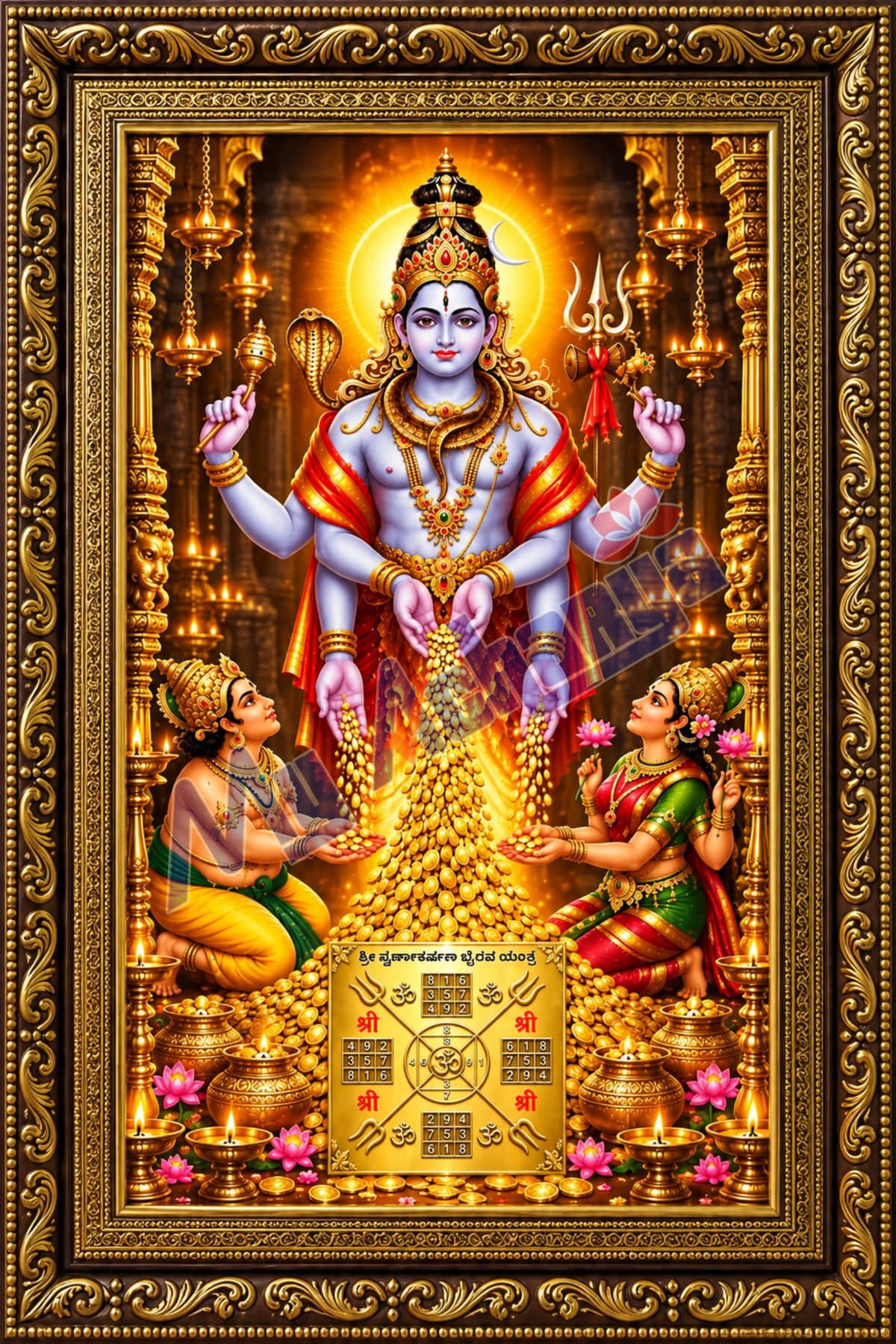 Swarnakarshana Bairava Energized Photo Frame