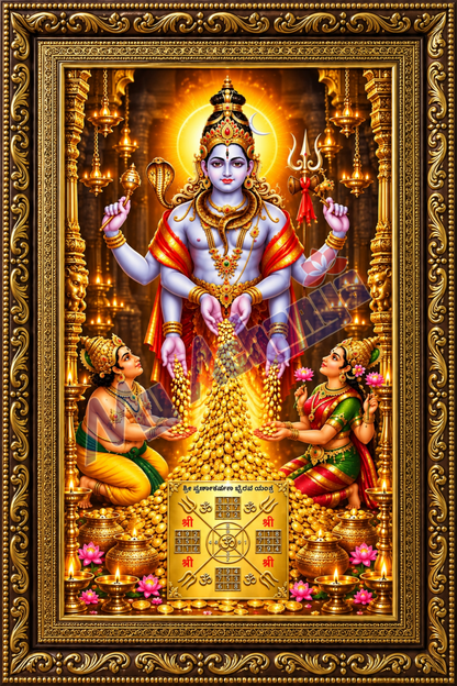 Swarnakarshana Bairava Energized Photo Frame